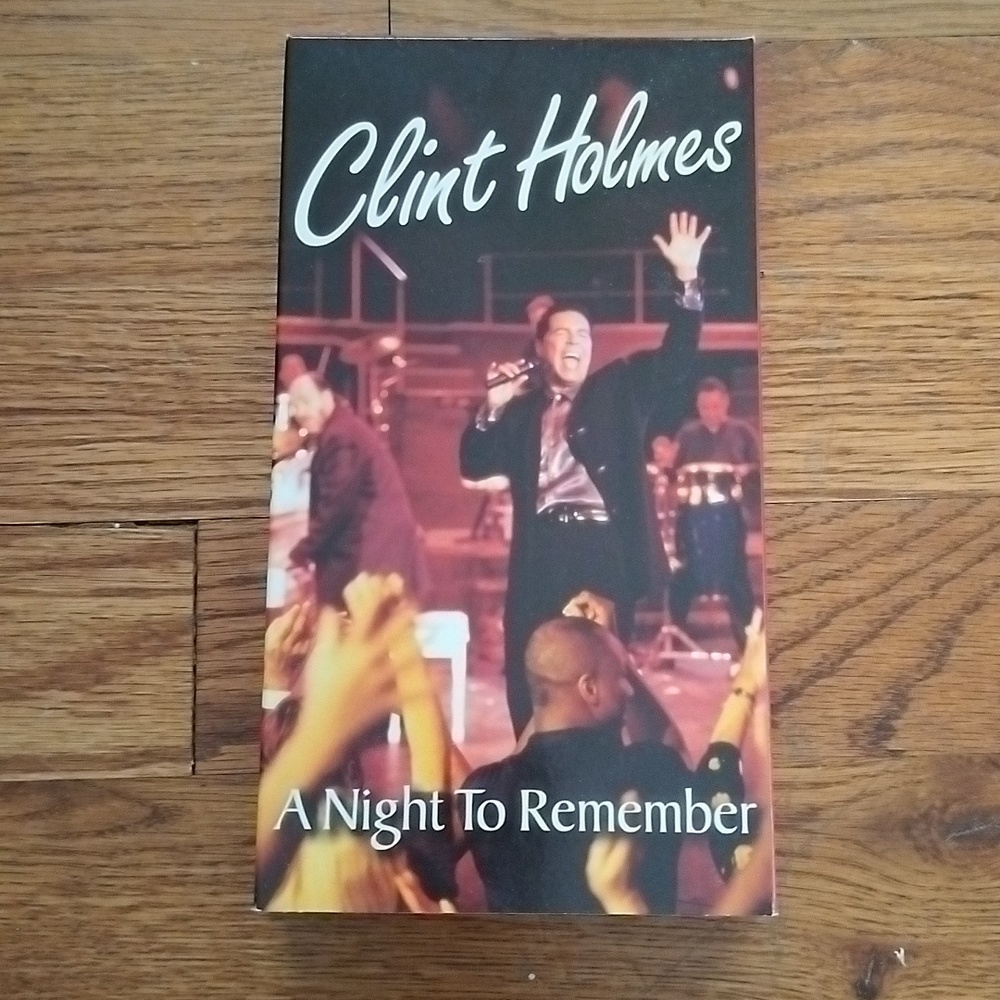 Clint Holmes A Night To Remember Autographed VHS